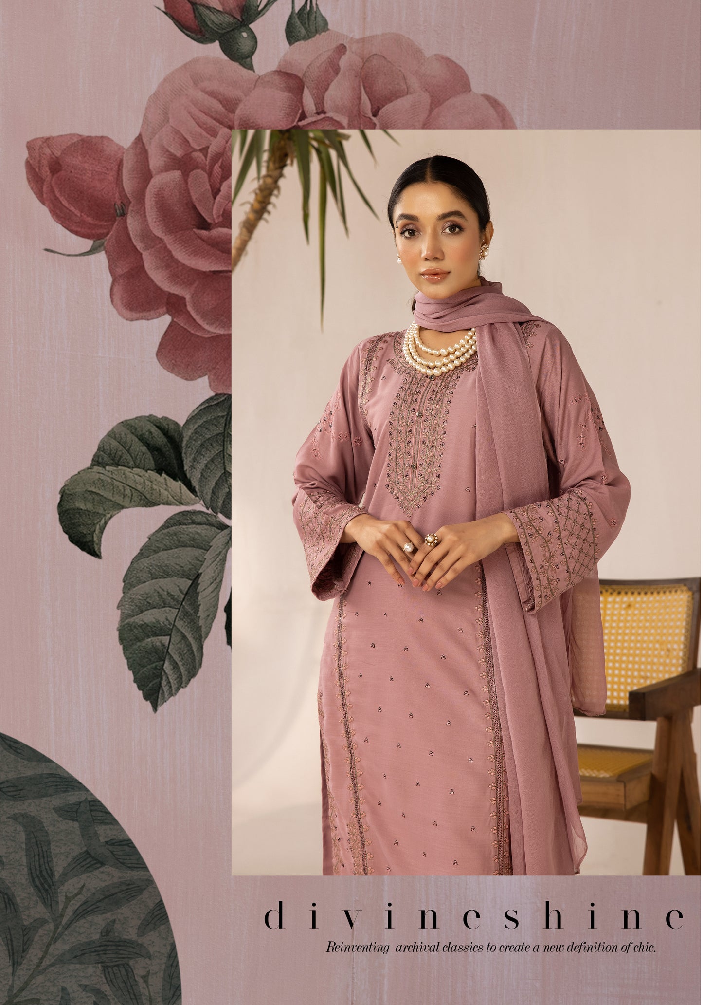 3 Piece Embroidered linen Collection By Simrans