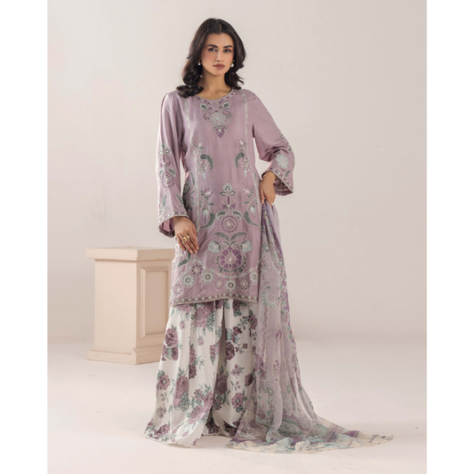 UTT-19 VOL 5 Embroidered Printed Linen Festive Collection by Traditional Thread