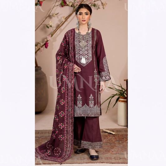 UA-195 Embroidered Cotton Collection by Umnaa | Ready to Wear Pakistani Asian Clothing Regular price£44.99 GBP