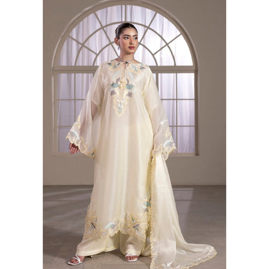 UA-203 Embroidered Festive kaftan Silk Collection by Umnaa | Pakistani Trendy Kaftan Asian Clothing
