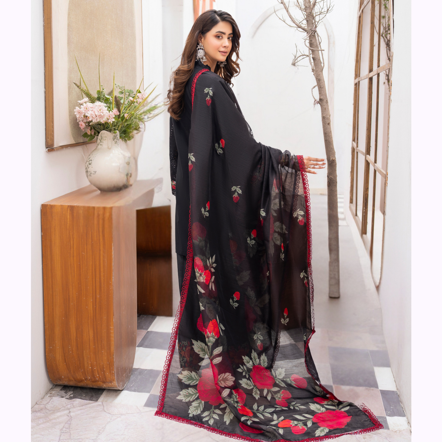KC-1475 Luxury Trendy Farshi Shalwar Embroidered Collection | Ready to Wear | Karma Collection