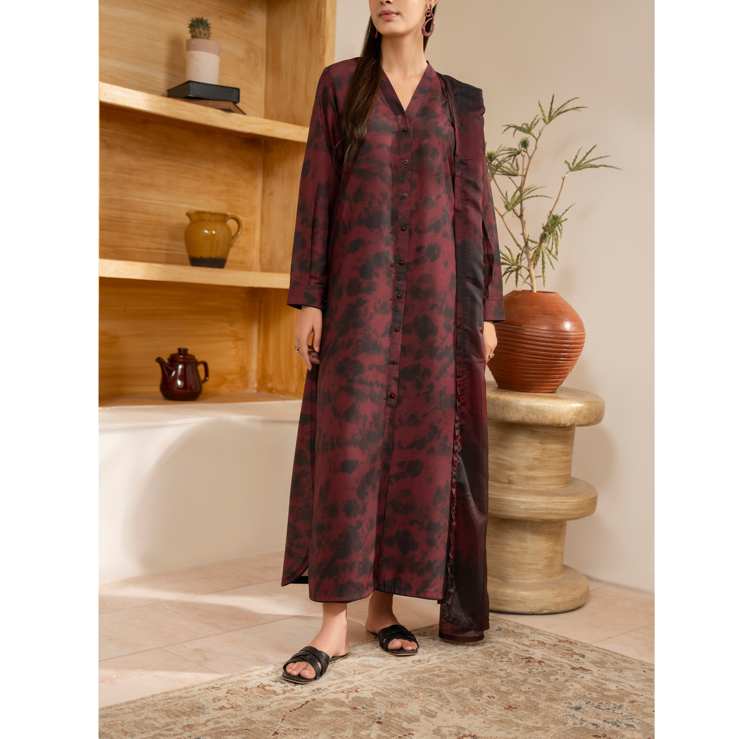 UCA-25 "Janaan" Viscose Silk 3 Pc Collection by Casuallite