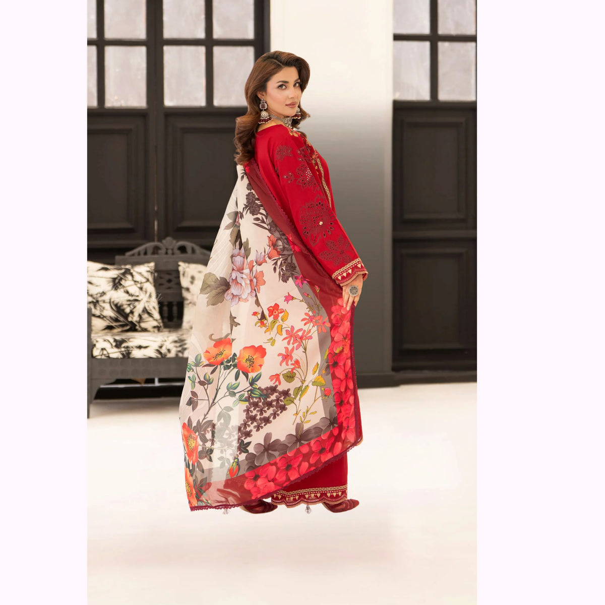 KC-1559 "Ferisha" Embroidered Festive Collection by Karma Collection
