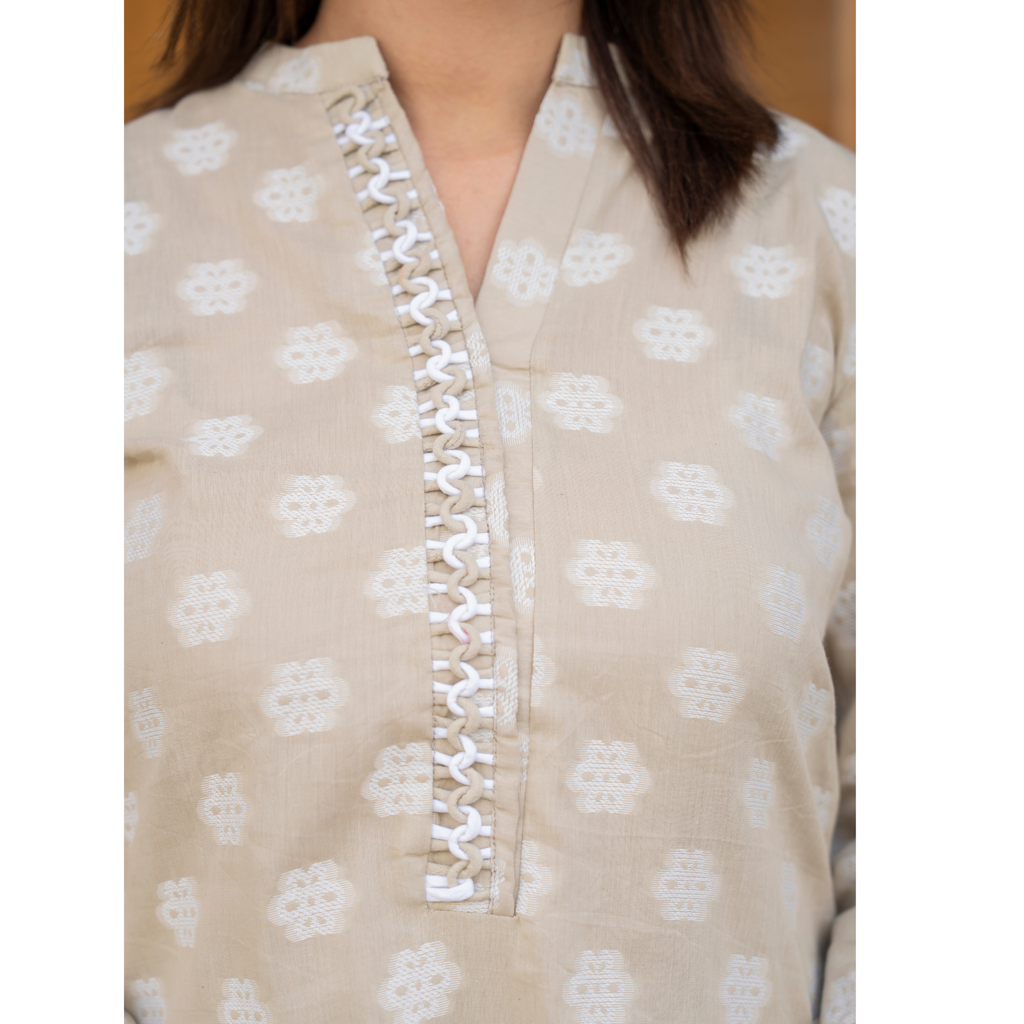 UA-86 2 Pc Jacquard Lawn Co-Ords Set | Ready to Wear | Umnaa
