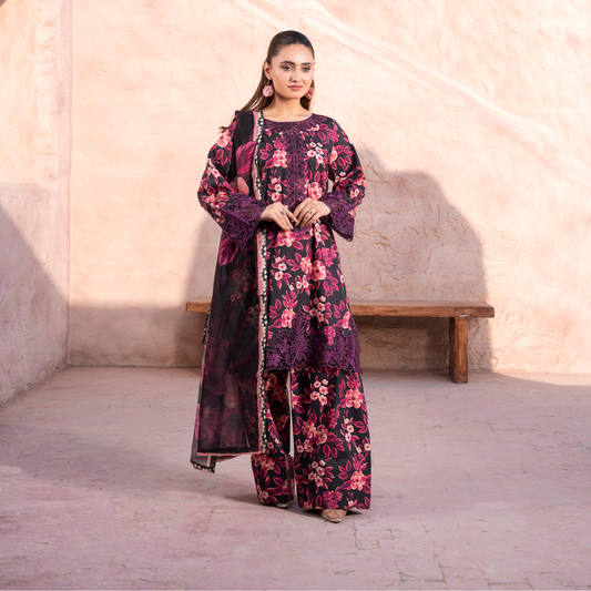 RA-17 Embroidered Printed Lawn Collection | Ready to Wear | Raniya.h