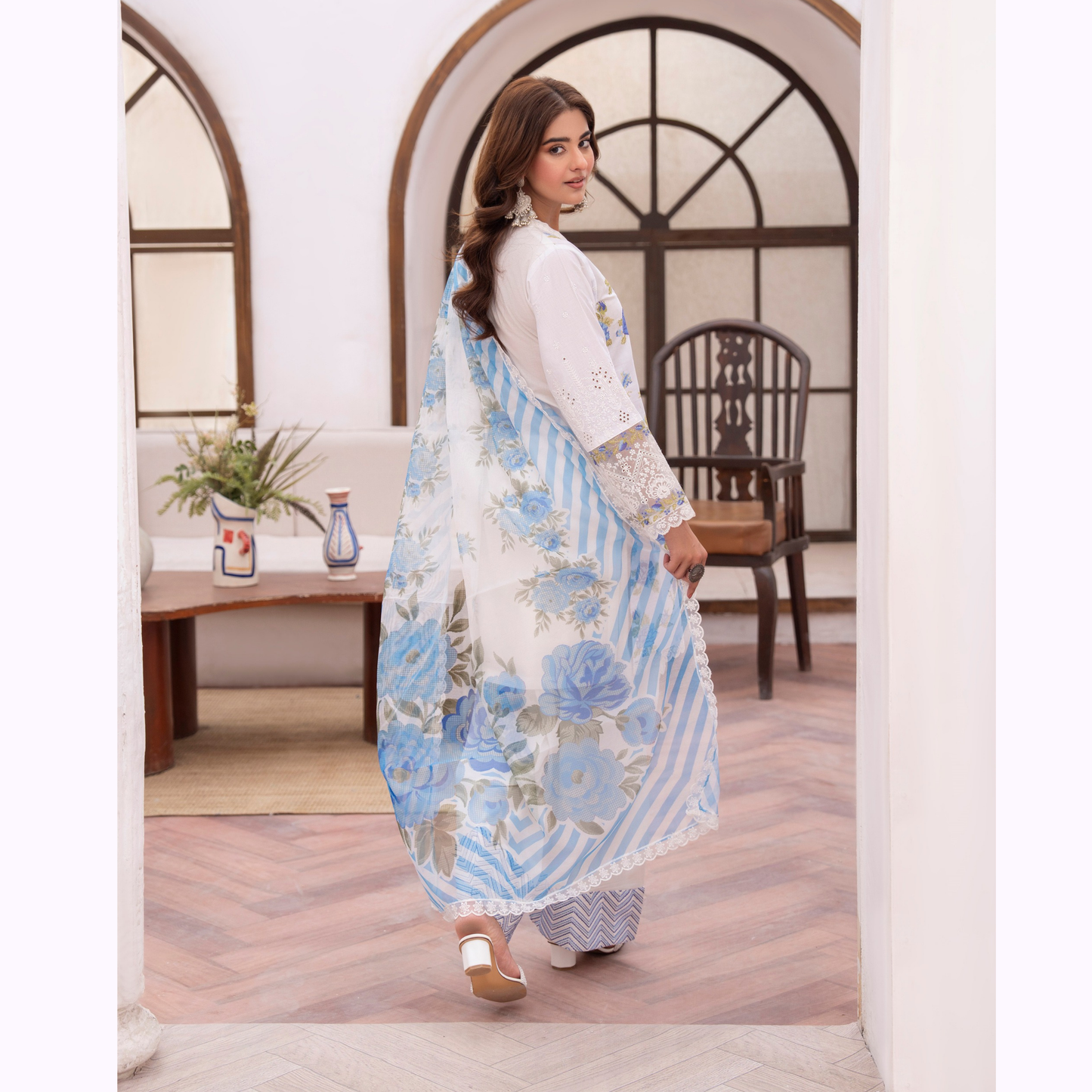 KC-1474 Luxury Trendy Farshi Shalwar Embroidered Collection | Ready to Wear | Karma Collection