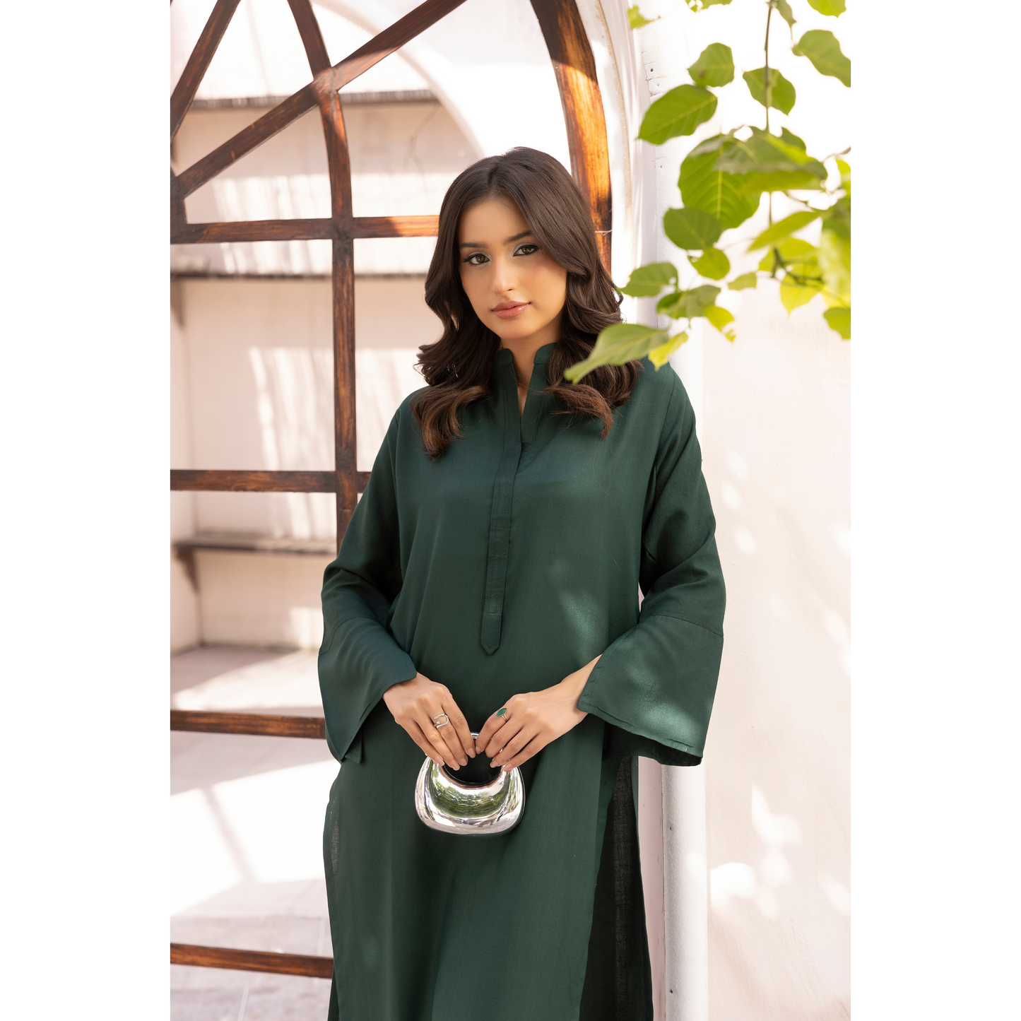 UMS-38 Lira by Simrans Dhanak Solid Co Ord Set