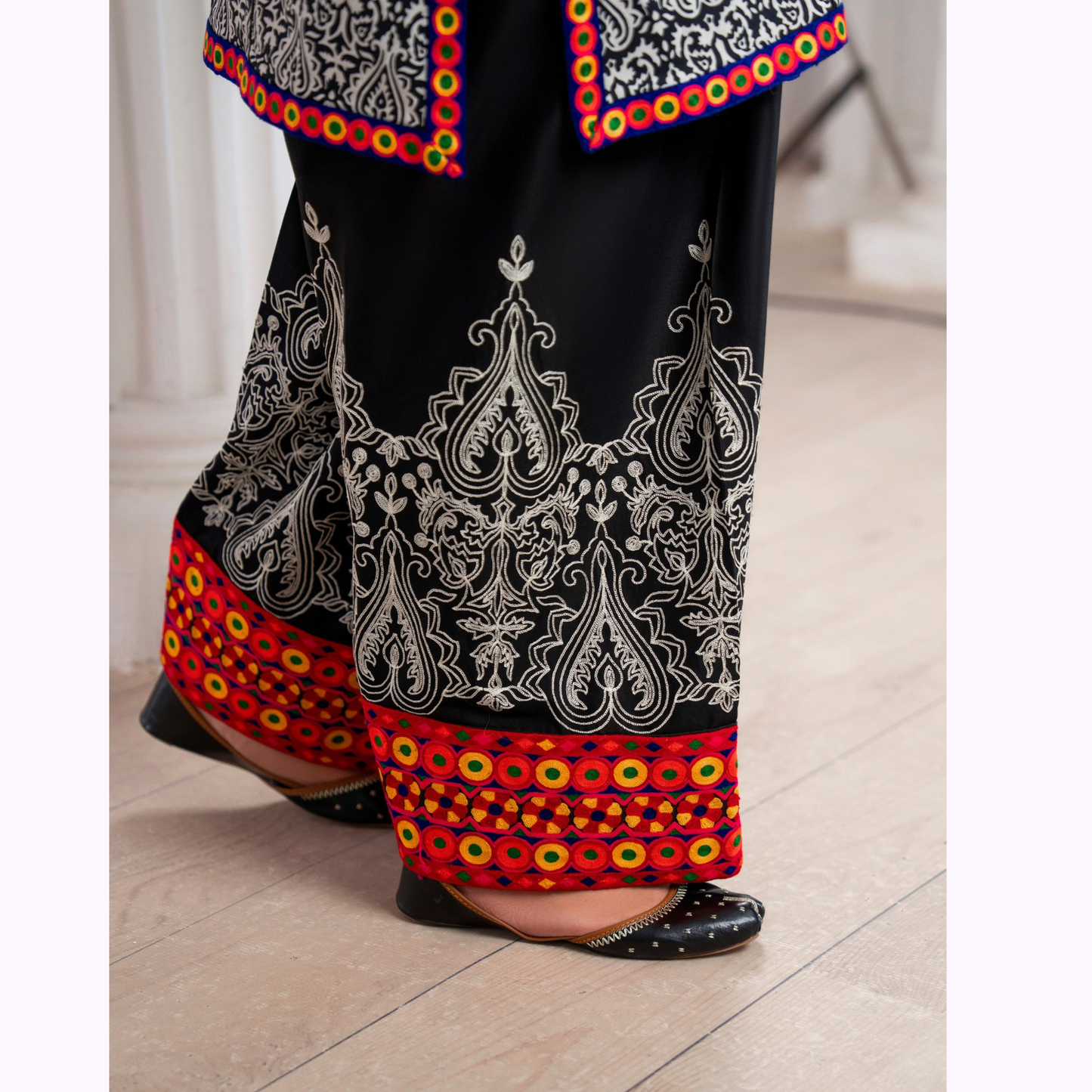 3 Pc Luxury Embroidered trendy Farshi Shalwar Collection | Eid Wear | karma collection