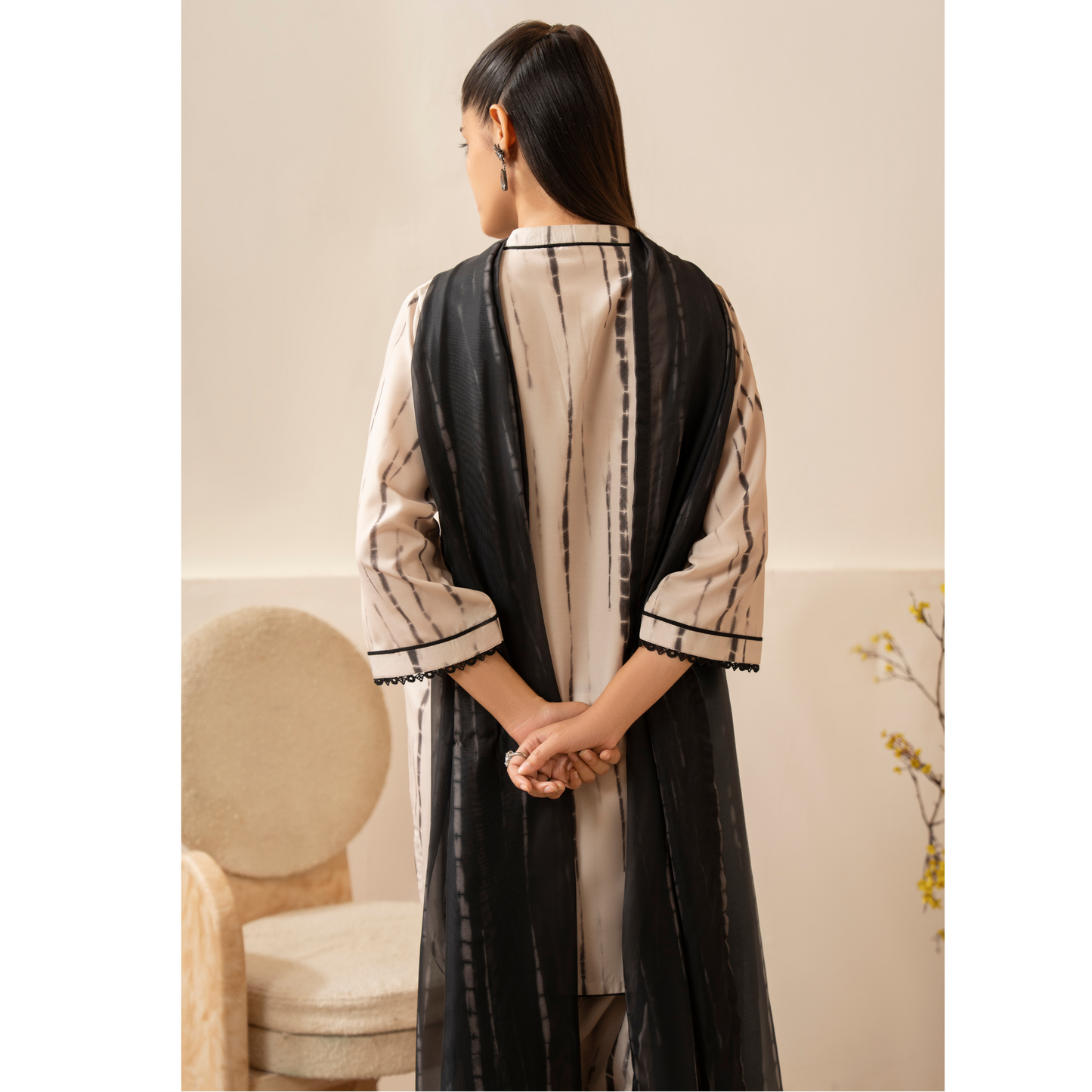 UCA-25 "Janaan" Viscose Silk 3 Pc Collection by Casuallite