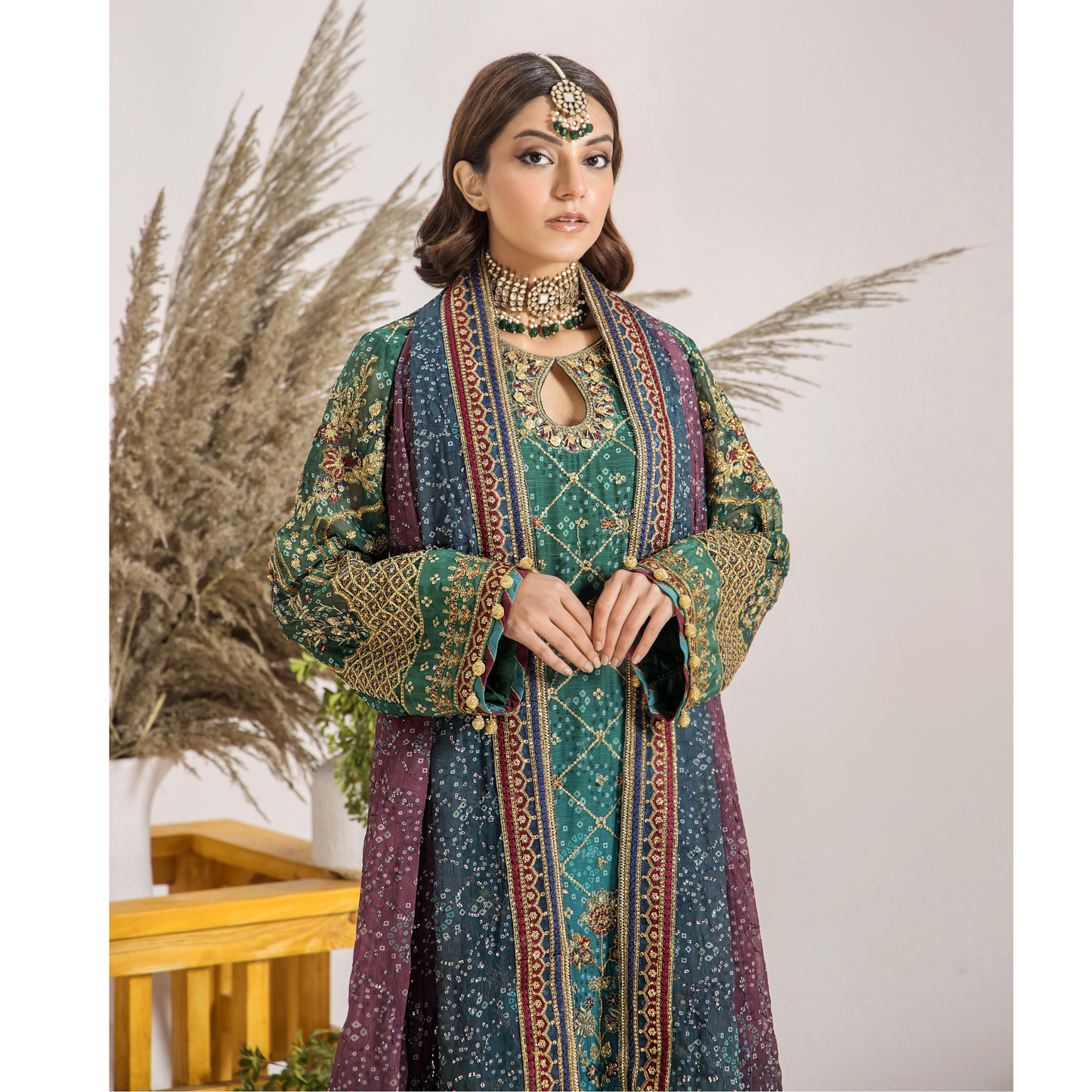 UTT-13 "INOVA" Luxury Chiffon Collection by Traditional Thread