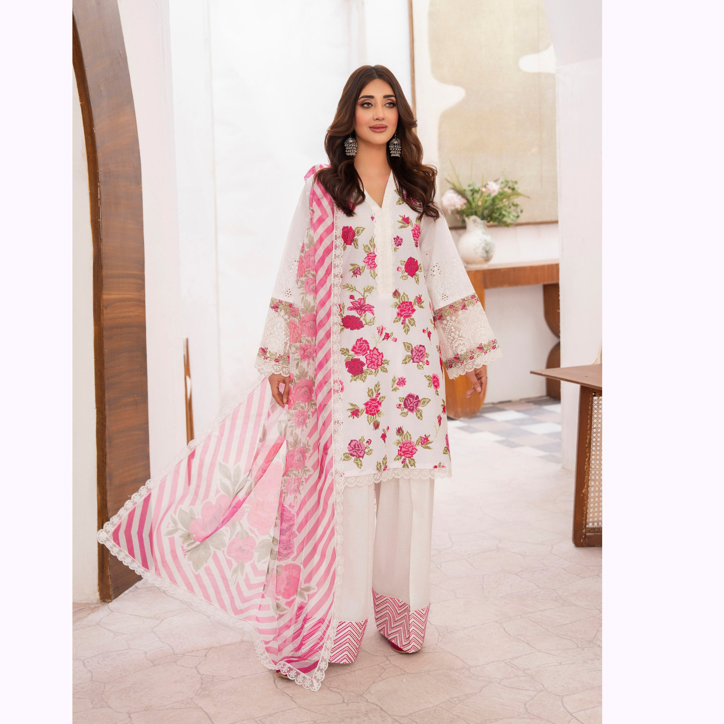 KC-1474 Luxury Trendy Farshi Shalwar Embroidered Collection | Ready to Wear | Karma Collection