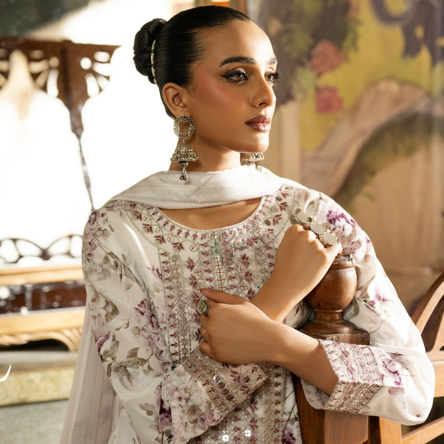 Luxury Embroidered Printed Cotton Silk Collection | Ready to Esra | Esra fashion