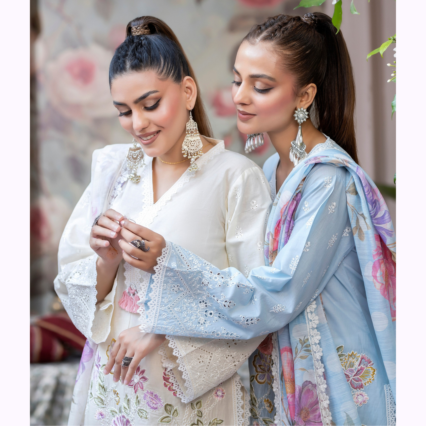 KC-1449 Trendy farshi Shalwar Embroidered Cotton Collection Ready to Wear 3 Pc - Karma Collection