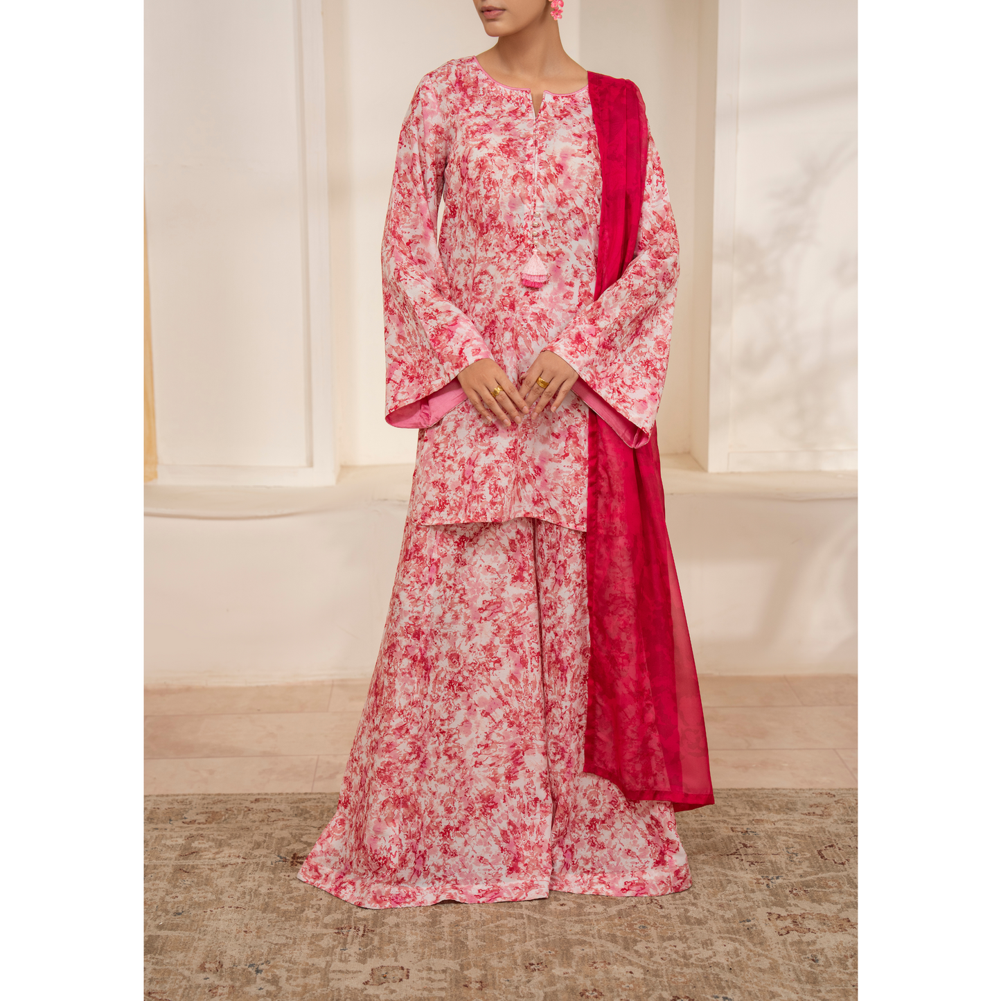 UCA-25 "Janaan" Viscose Silk 3 Pc Collection by Casuallite