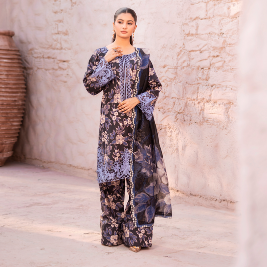 RA-17 Embroidered Printed Lawn Collection | Ready to Wear | Raniya.h