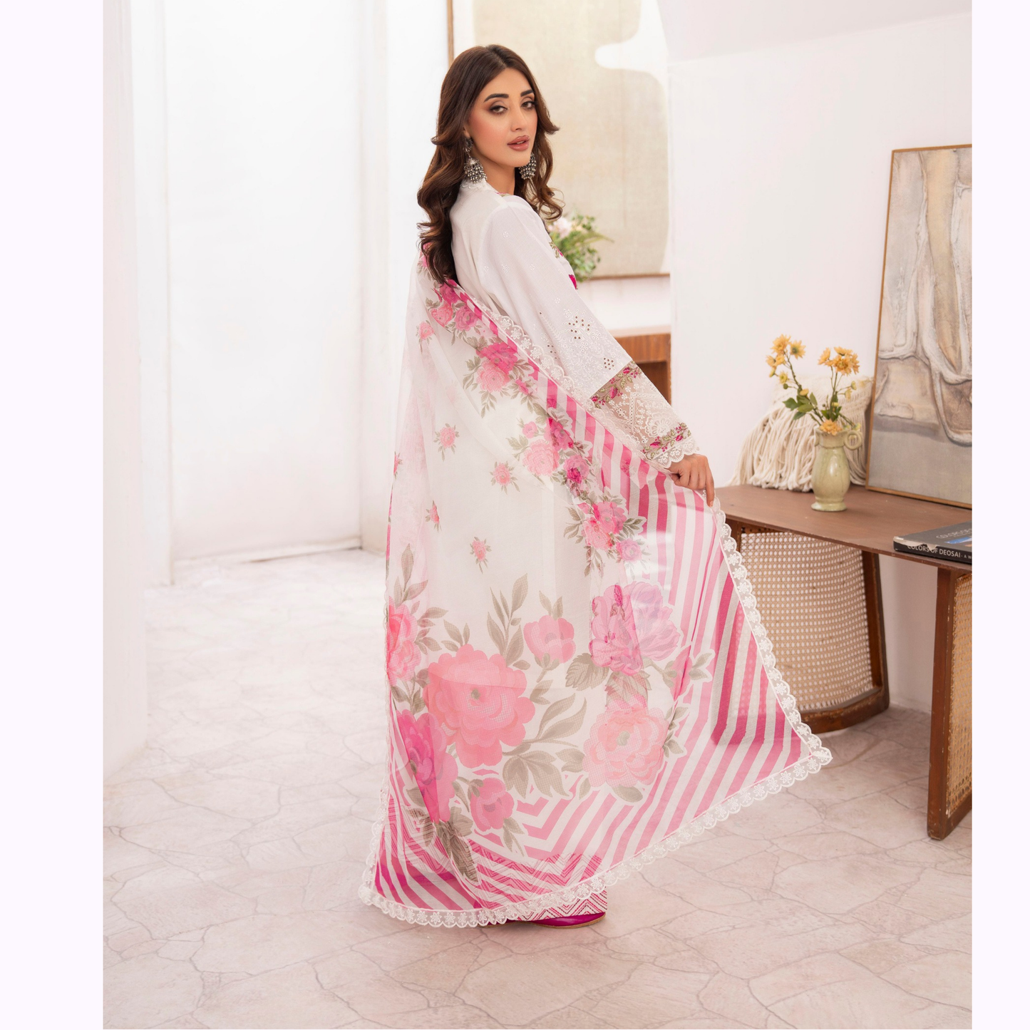 KC-1474 Luxury Trendy Farshi Shalwar Embroidered Collection | Ready to Wear | Karma Collection