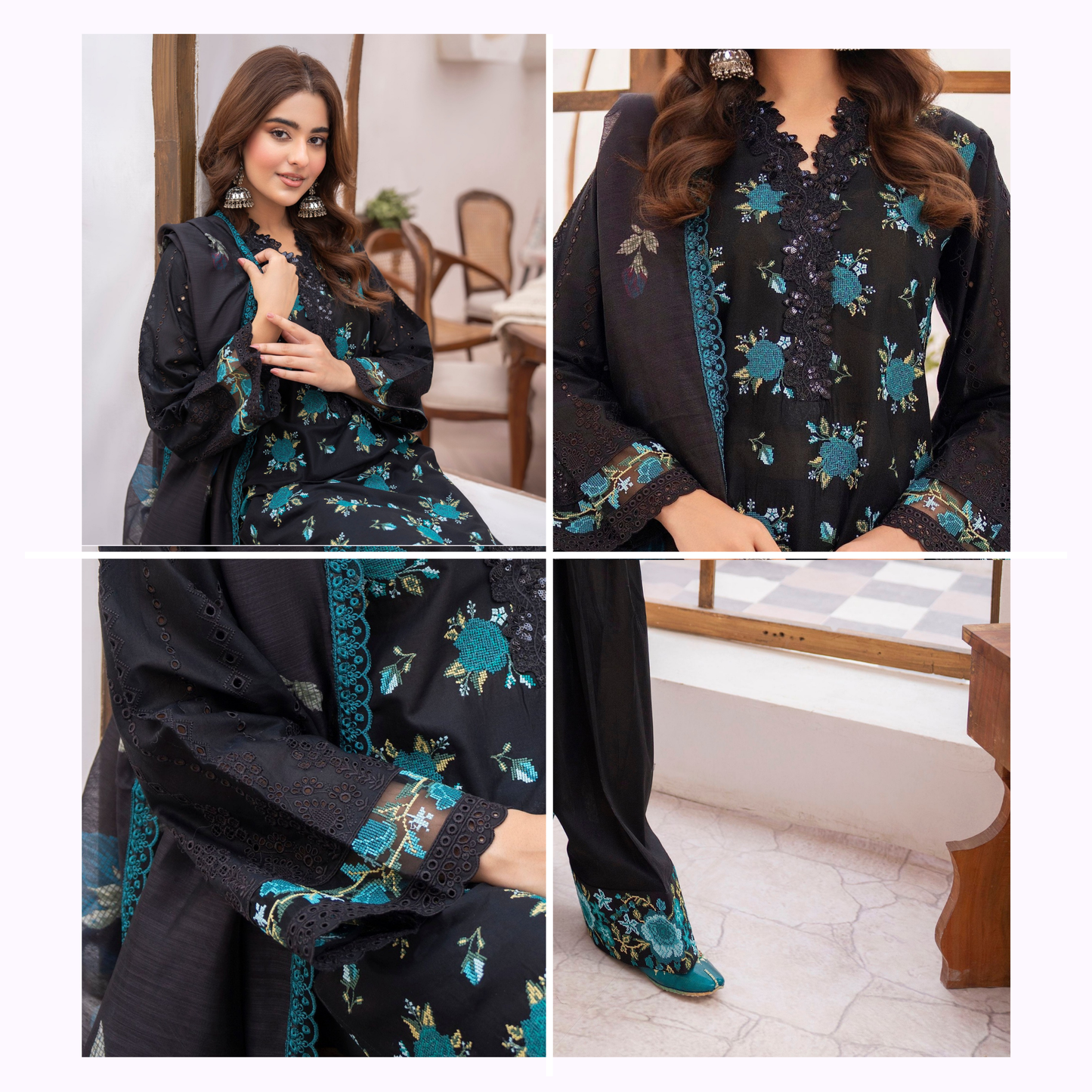 KC-1475 Luxury Trendy Farshi Shalwar Embroidered Collection | Ready to Wear | Karma Collection