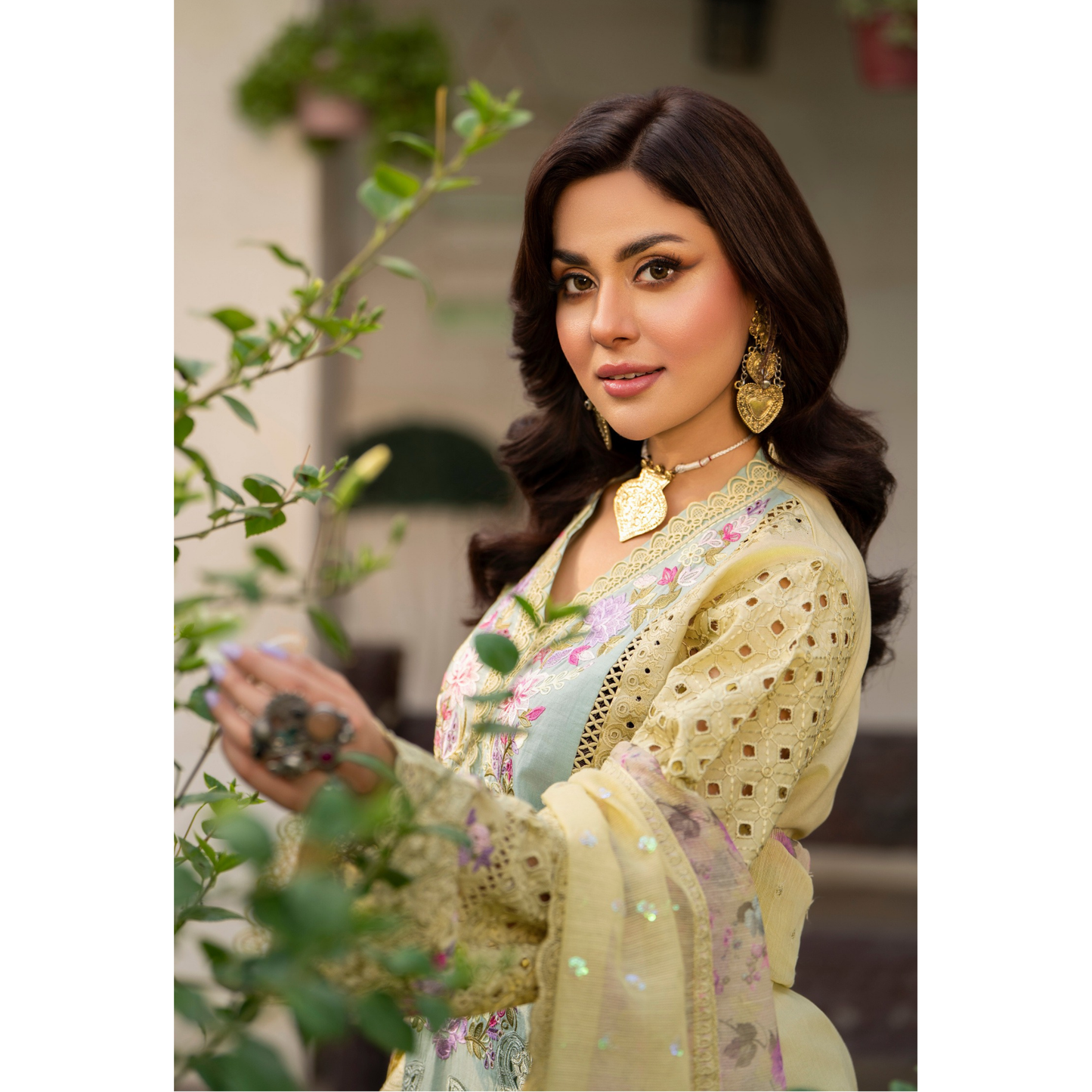 KC-1489 Chikenkari Luxury Cotton 3 Pc Collection | Ready to Wear | Karma Collection