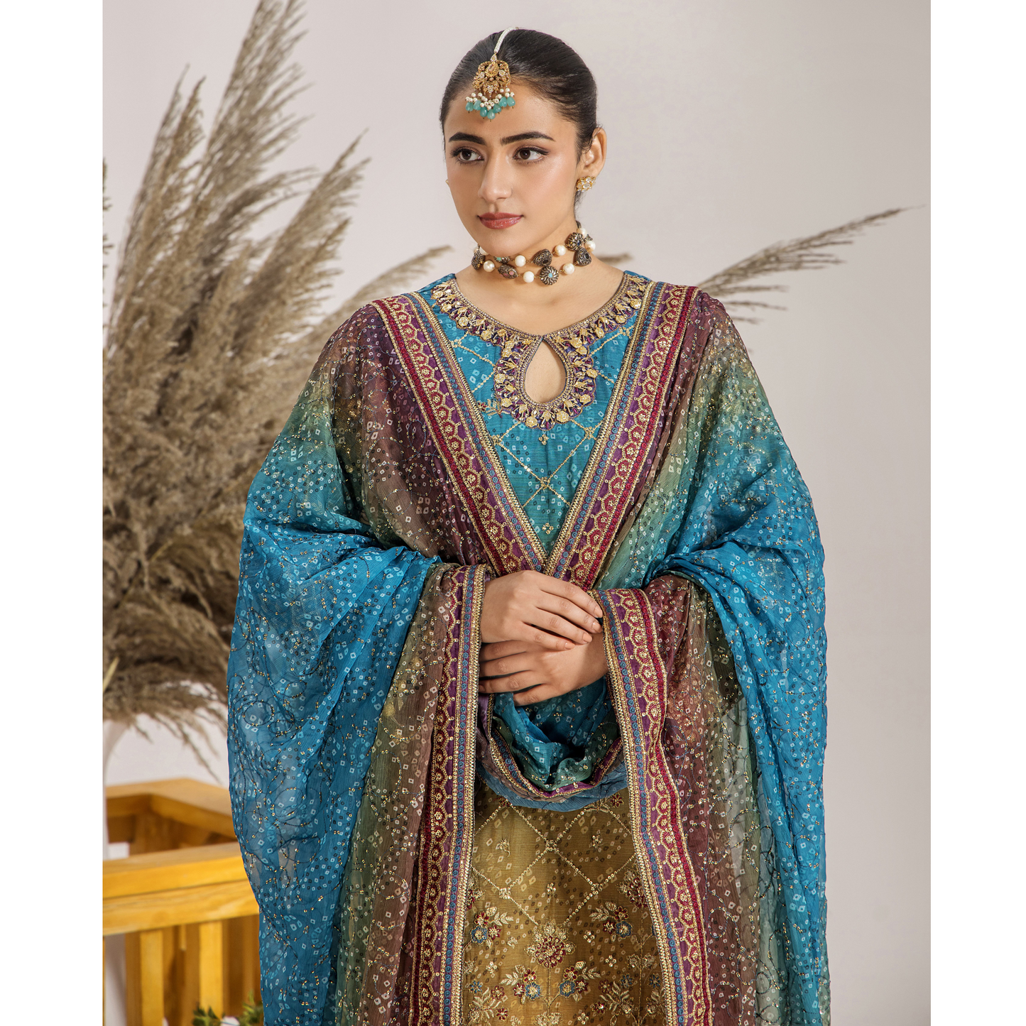 UTT-13 "INOVA" Luxury Chiffon Collection by Traditional Thread