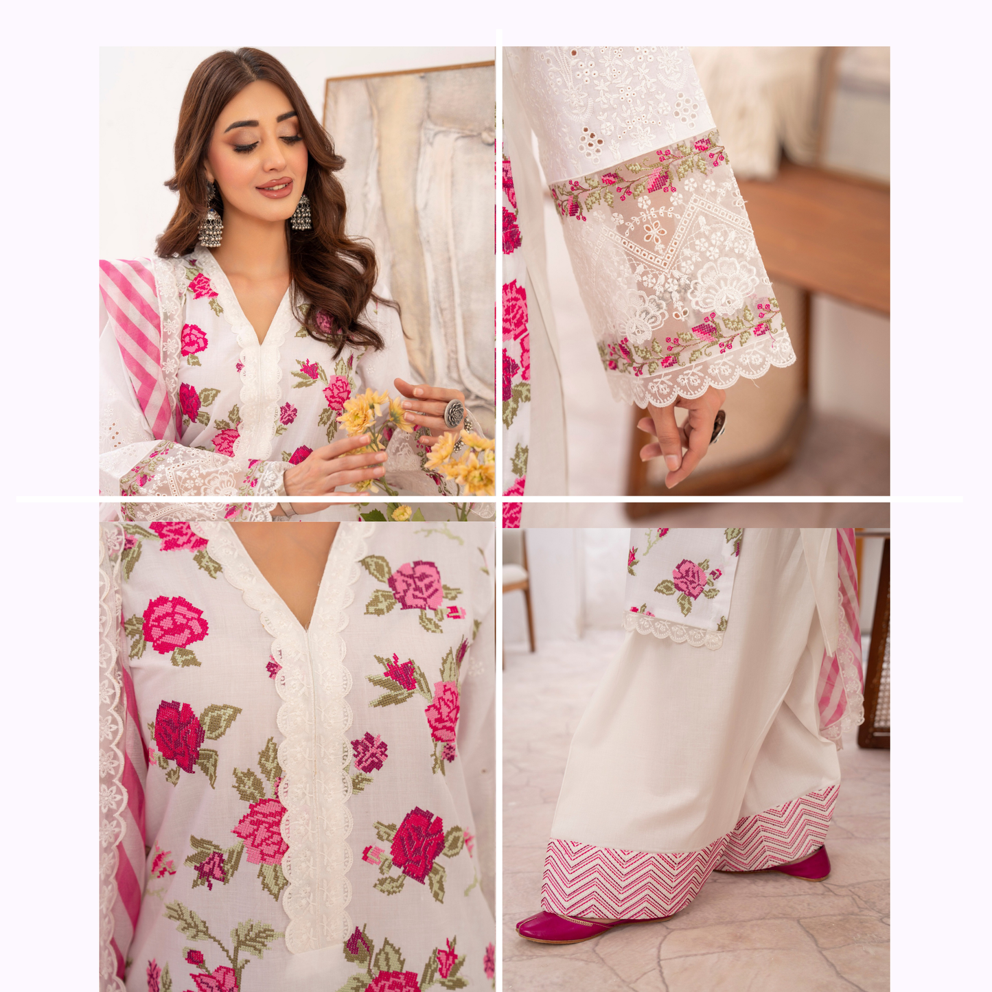 KC-1474 Luxury Trendy Farshi Shalwar Embroidered Collection | Ready to Wear | Karma Collection
