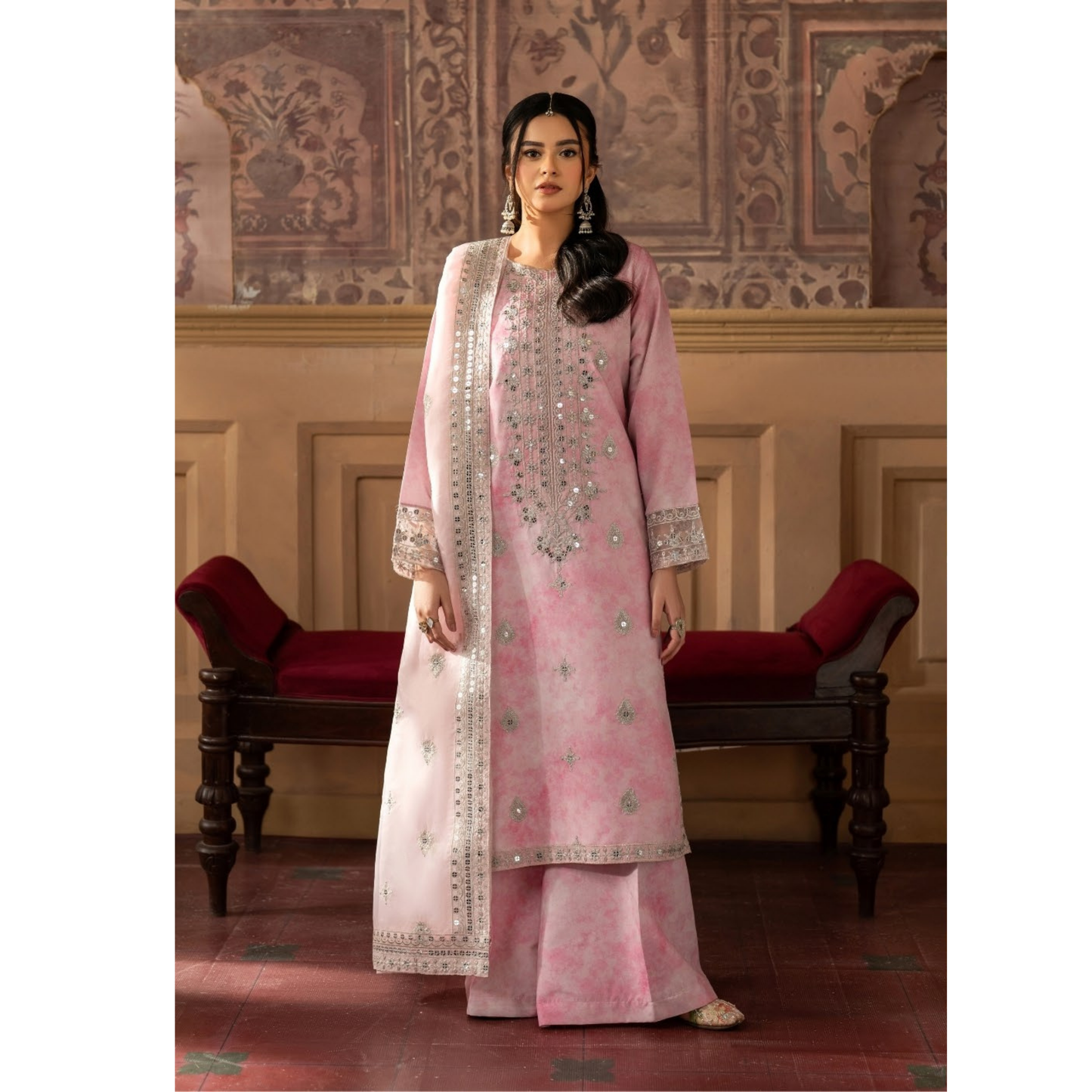Luxury Embroidered Printed Cotton Silk Collection | Ready to Esra | Esra fashion