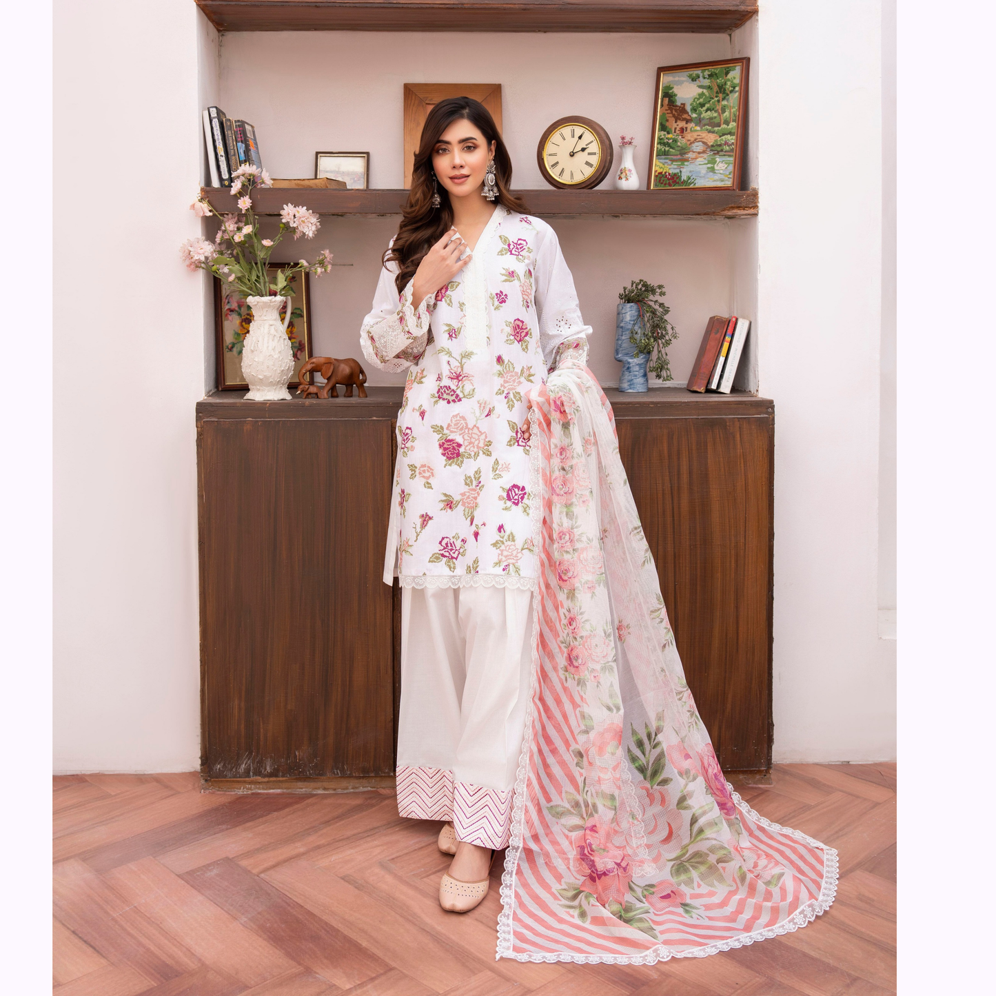 KC-1474 Luxury Trendy Farshi Shalwar Embroidered Collection | Ready to Wear | Karma Collection