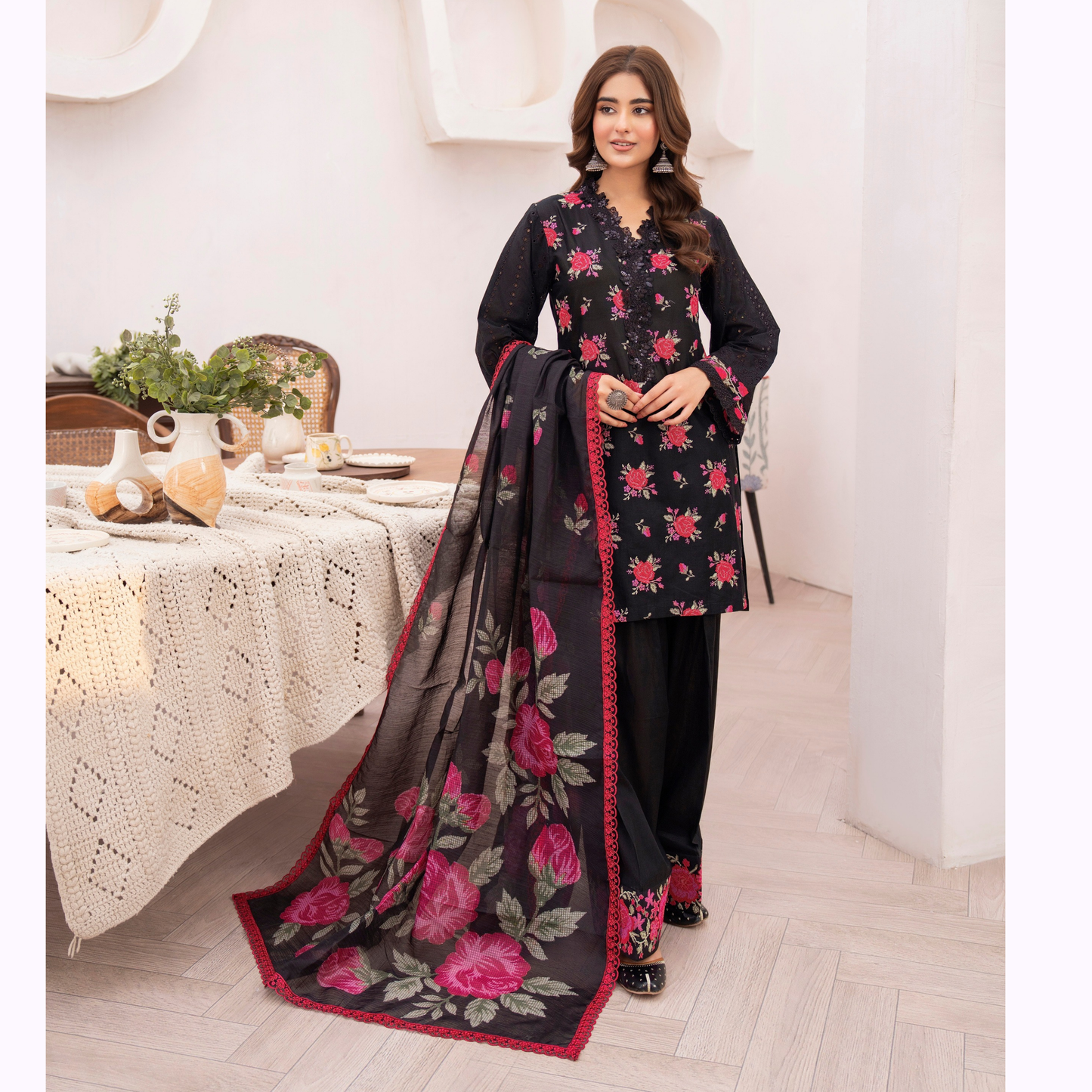 KC-1475 Luxury Trendy Farshi Shalwar Embroidered Collection | Ready to Wear | Karma Collection
