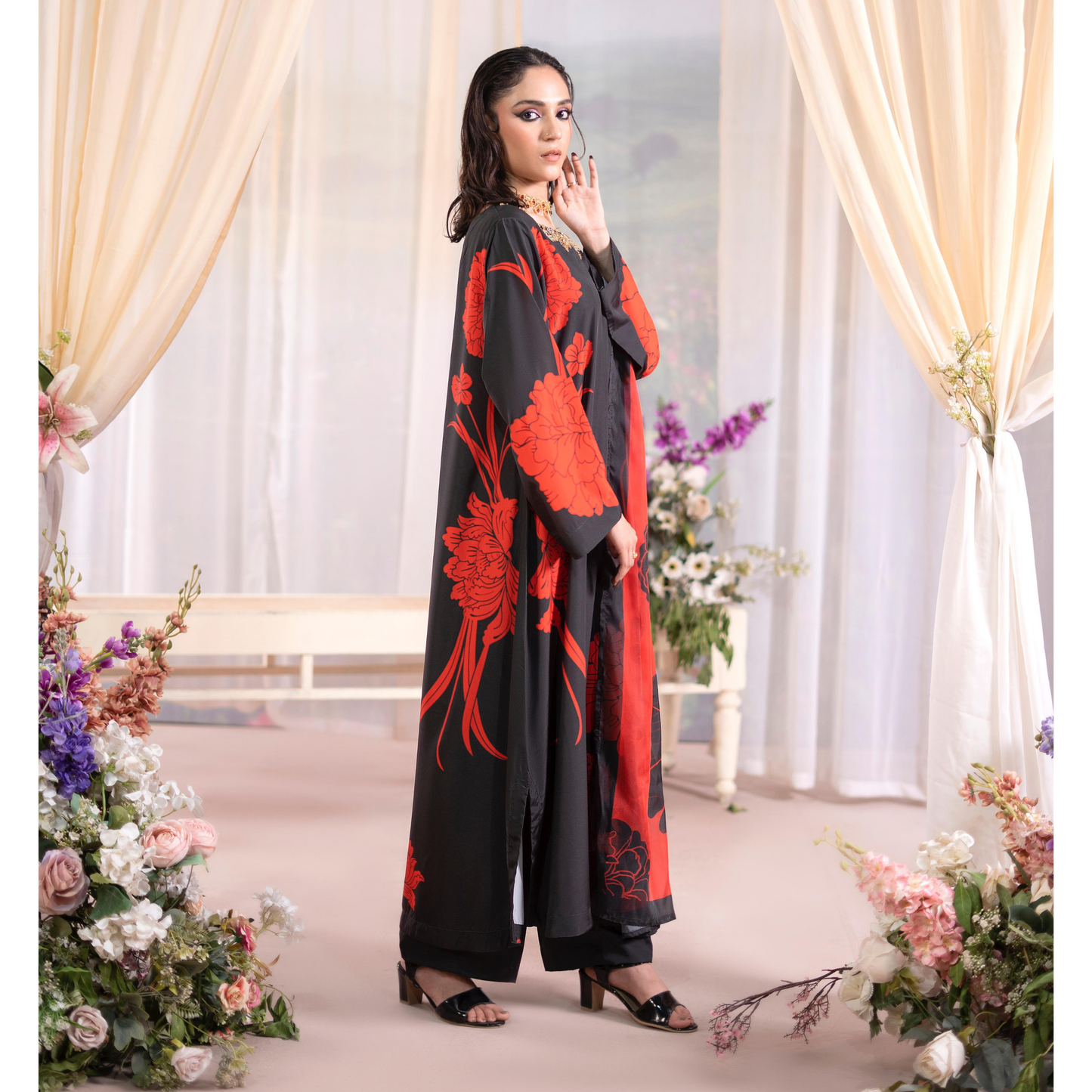 RA-20 3 Pc Printed Silk Collection |Ready to Wear | Raniya.h