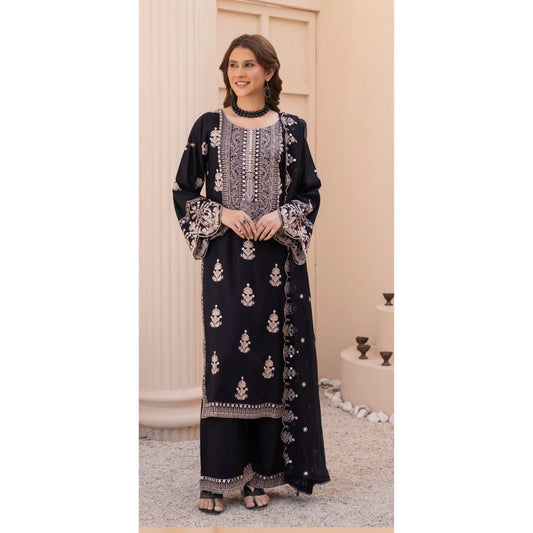 UA-179 Embroidered Linen Festive Collection by Umnaa