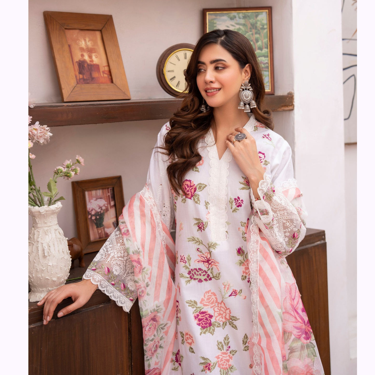 KC-1474 Luxury Trendy Farshi Shalwar Embroidered Collection | Ready to Wear | Karma Collection