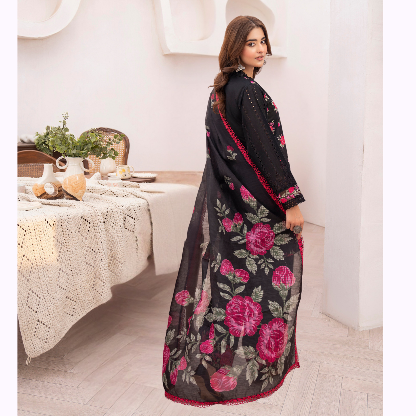 KC-1475 Luxury Trendy Farshi Shalwar Embroidered Collection | Ready to Wear | Karma Collection