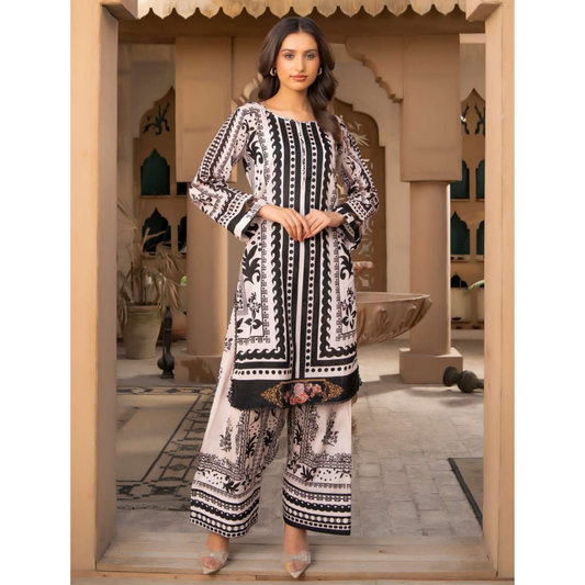 UMRZ-45 2 Pc Printed Cotton Co-Ord set |Ready to Wear| Rangz