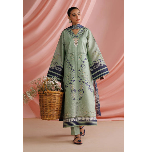 UE-02 "Printed Essential" by Esra Fashion Summer Printed Lawn 3 Piece Collection | Pakistani Asian Clothes