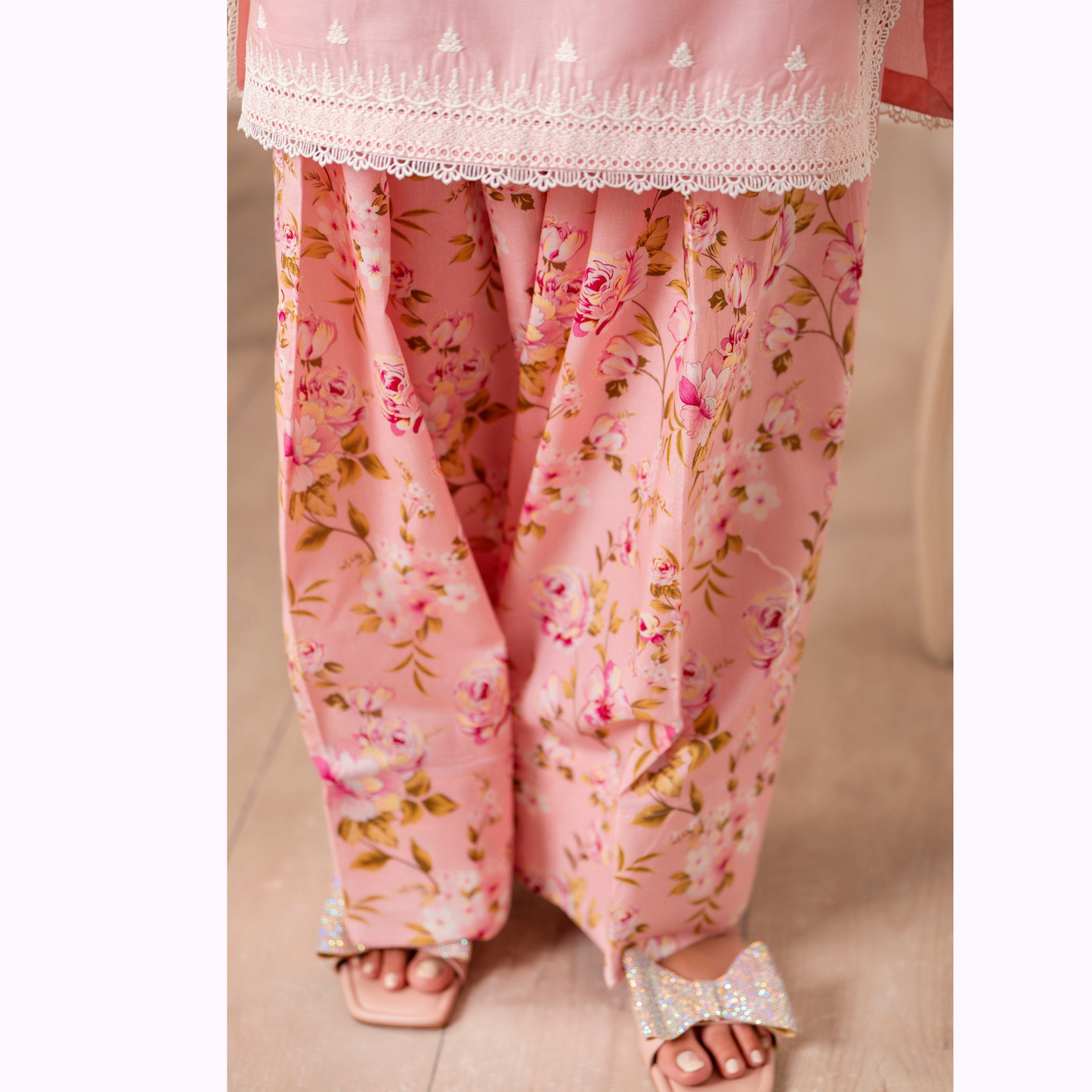 3 Pc Luxury Embroidered trendy Farshi Shalwar Collection | Eid Wear | karma collection