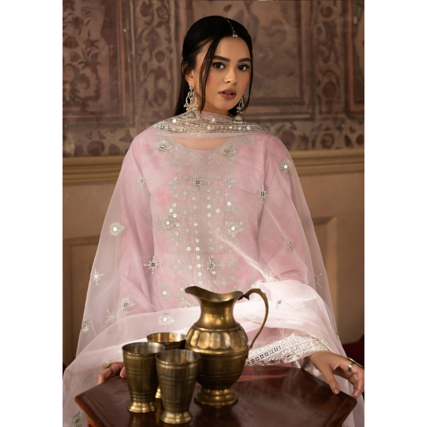 Luxury Embroidered Printed Cotton Silk Collection | Ready to Esra | Esra fashion