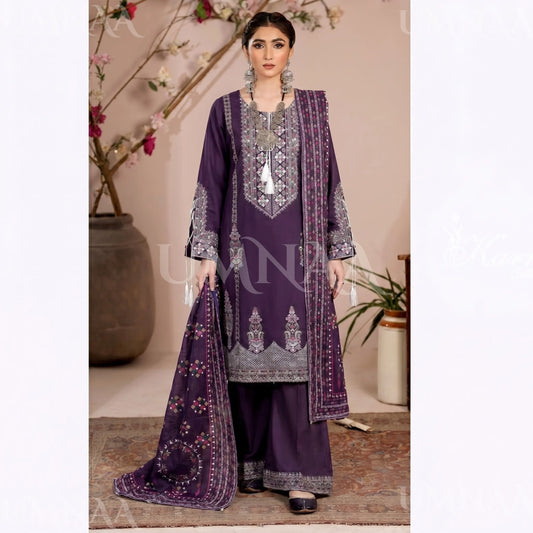 UA-195 Embroidered Cotton Collection by Umnaa | Ready to Wear Pakistani Asian Clothing Regular price£44.99 GBP
