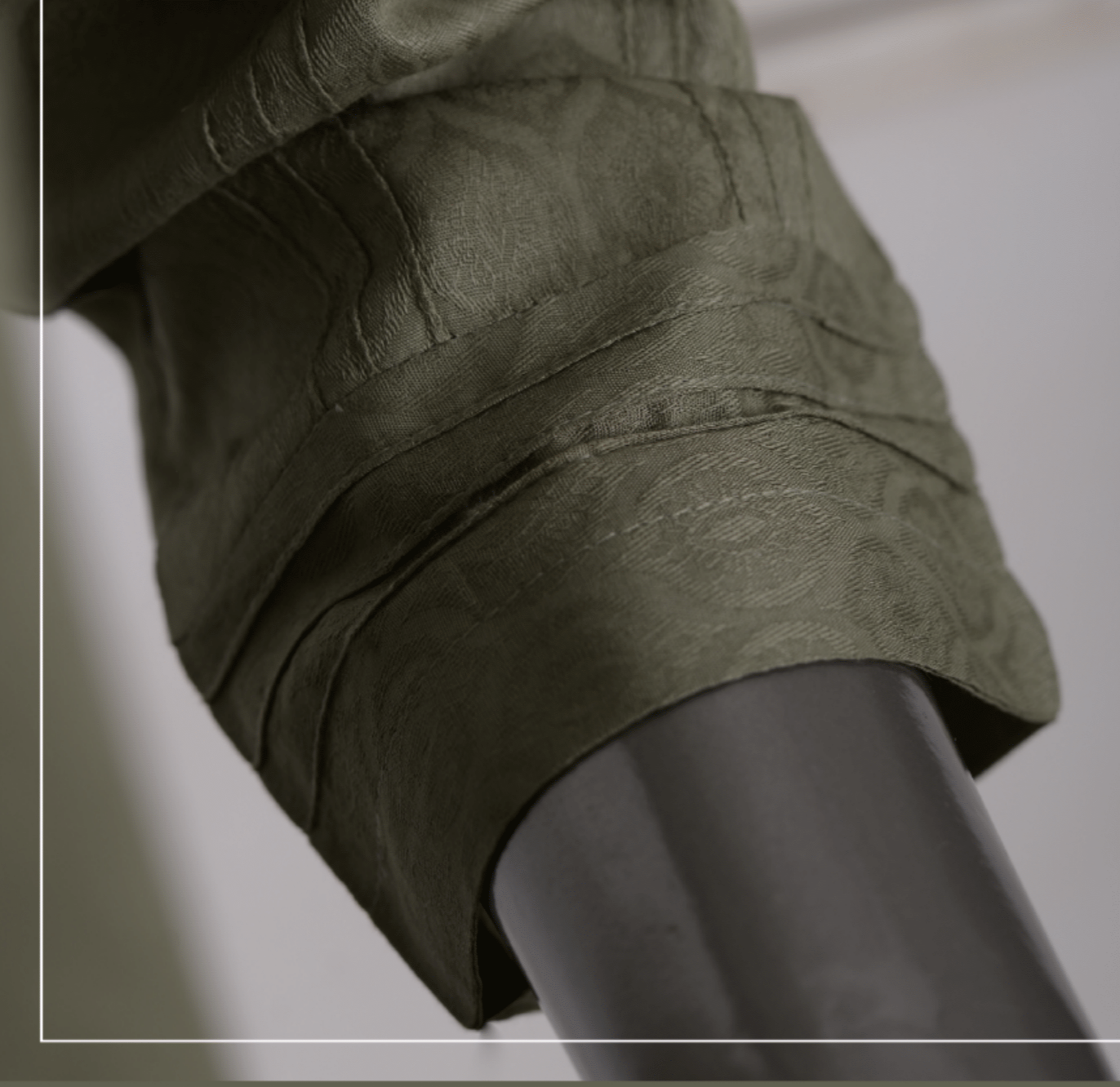 (Dark Pista) 2 Piece Ready to wear Jacquard Solids Naubahar