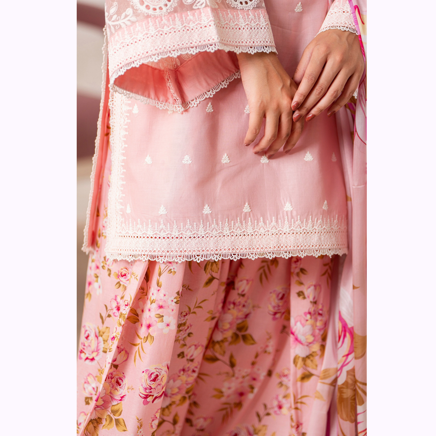 3 Pc Luxury Embroidered trendy Farshi Shalwar Collection | Eid Wear | karma collection