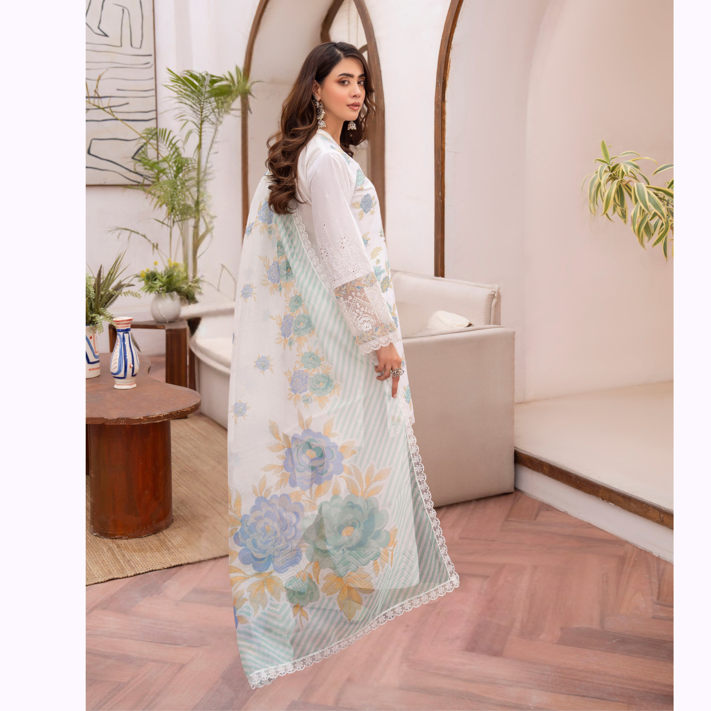 KC-1474 Luxury Trendy Farshi Shalwar Embroidered Collection | Ready to Wear | Karma Collection