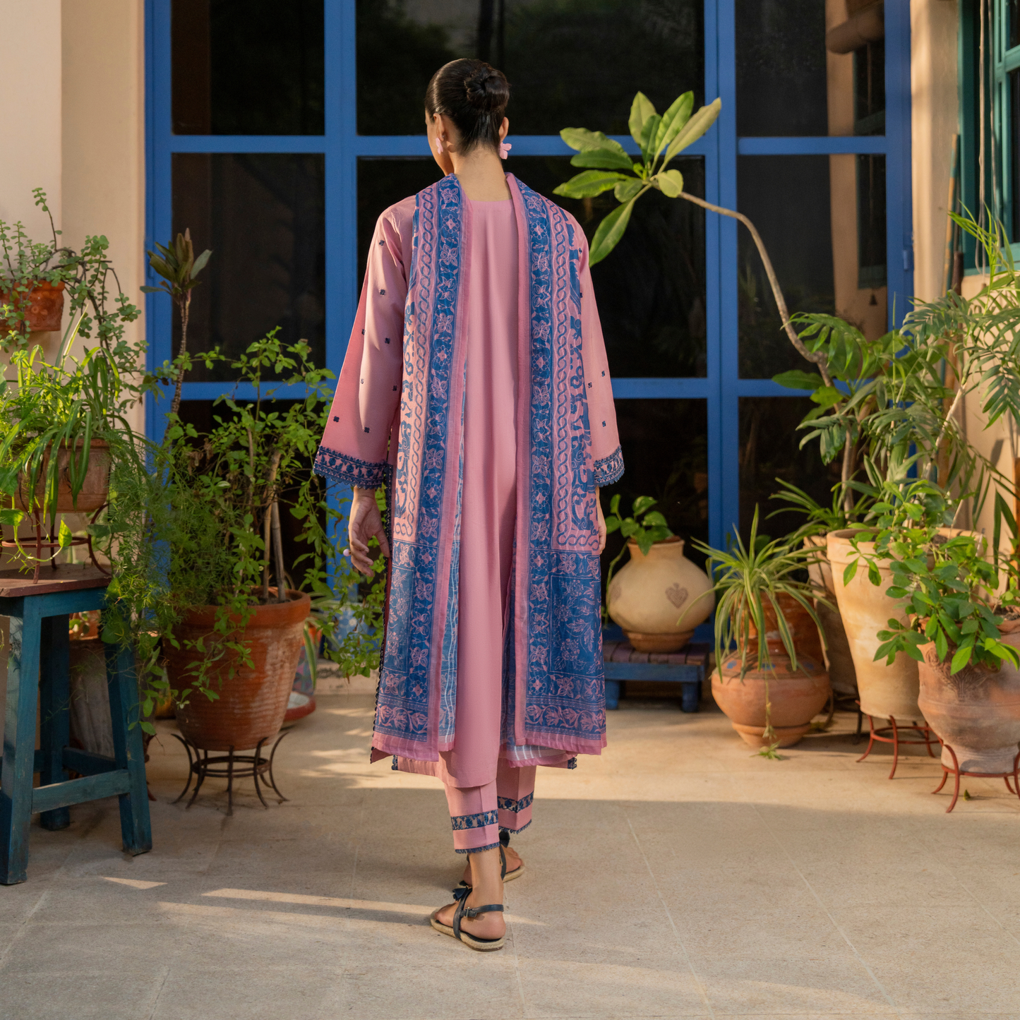 UCA-29 "Misha" Embroidered Linen Ready to Wear Winter Collection by Casuallite