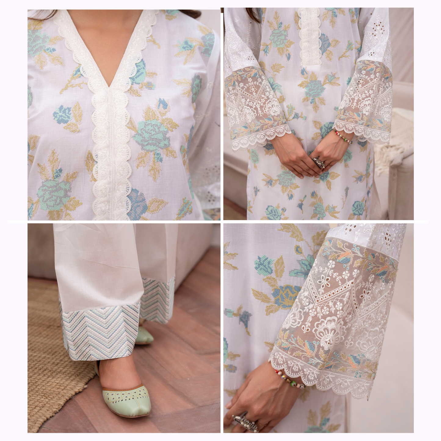 KC-1474 Luxury Trendy Farshi Shalwar Embroidered Collection | Ready to Wear | Karma Collection