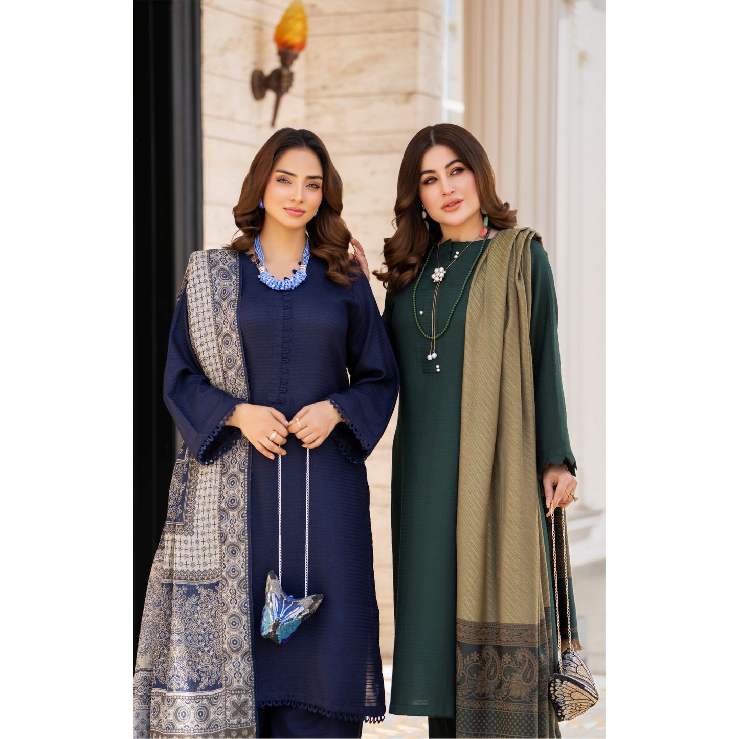 RA-23 Dhanak Dress with Kashmiri Wool Shawl 3 Pc Collection |Ready to Wear | Winter Collection | Raniya.h