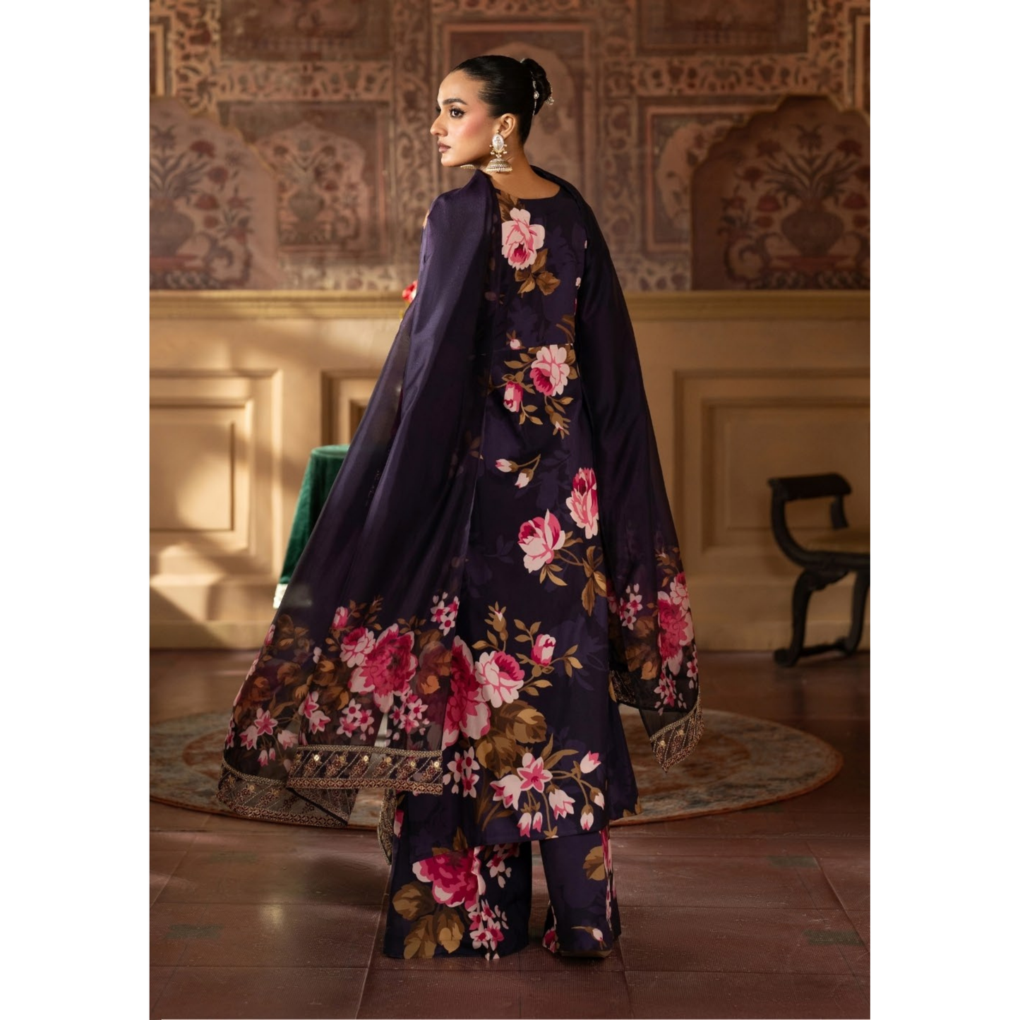 Luxury Embroidered Printed Cotton Silk Collection | Ready to Esra | Esra fashion