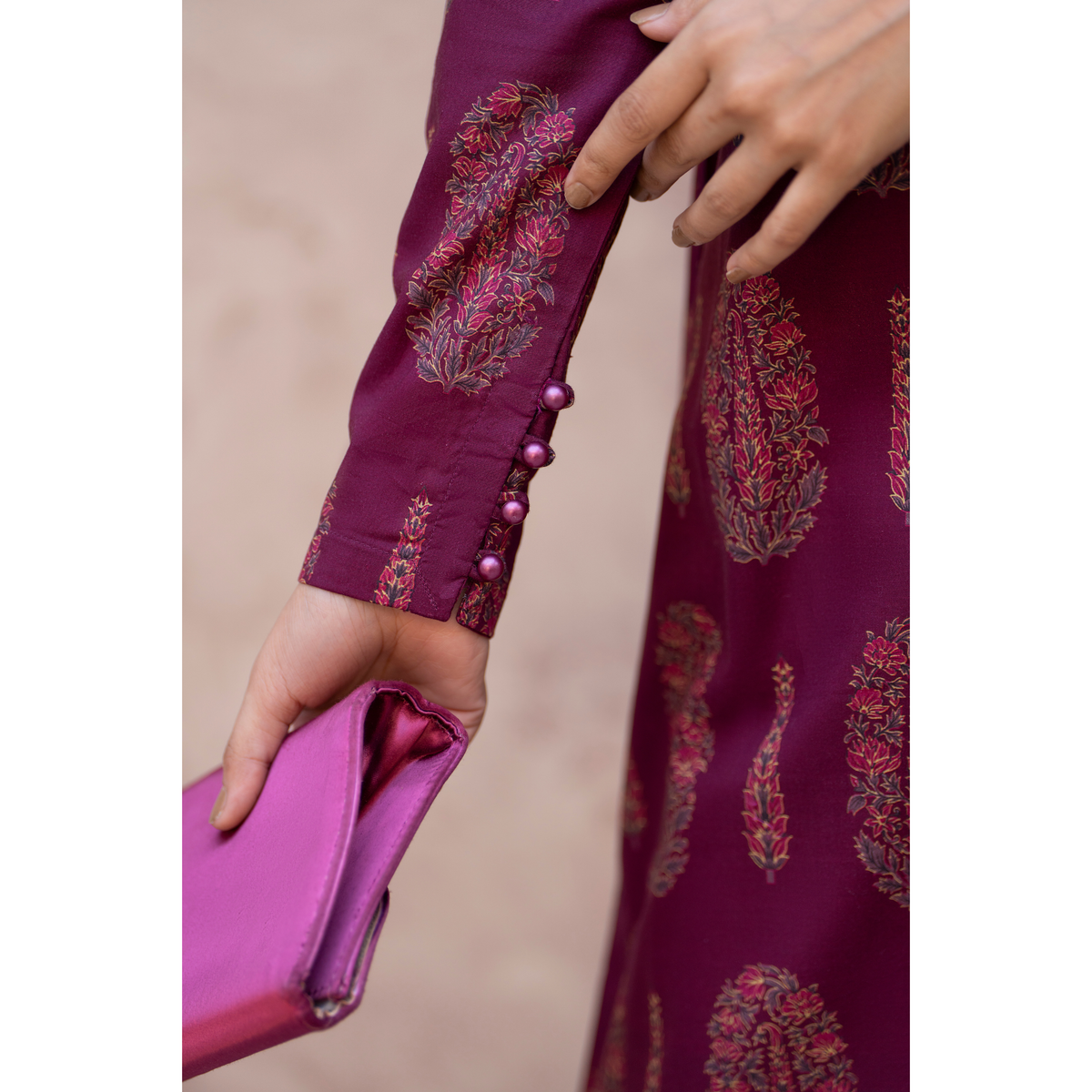 RA-38 Printed Lawn Long Kaftan Style 2 Piece Collection | Raniya.h