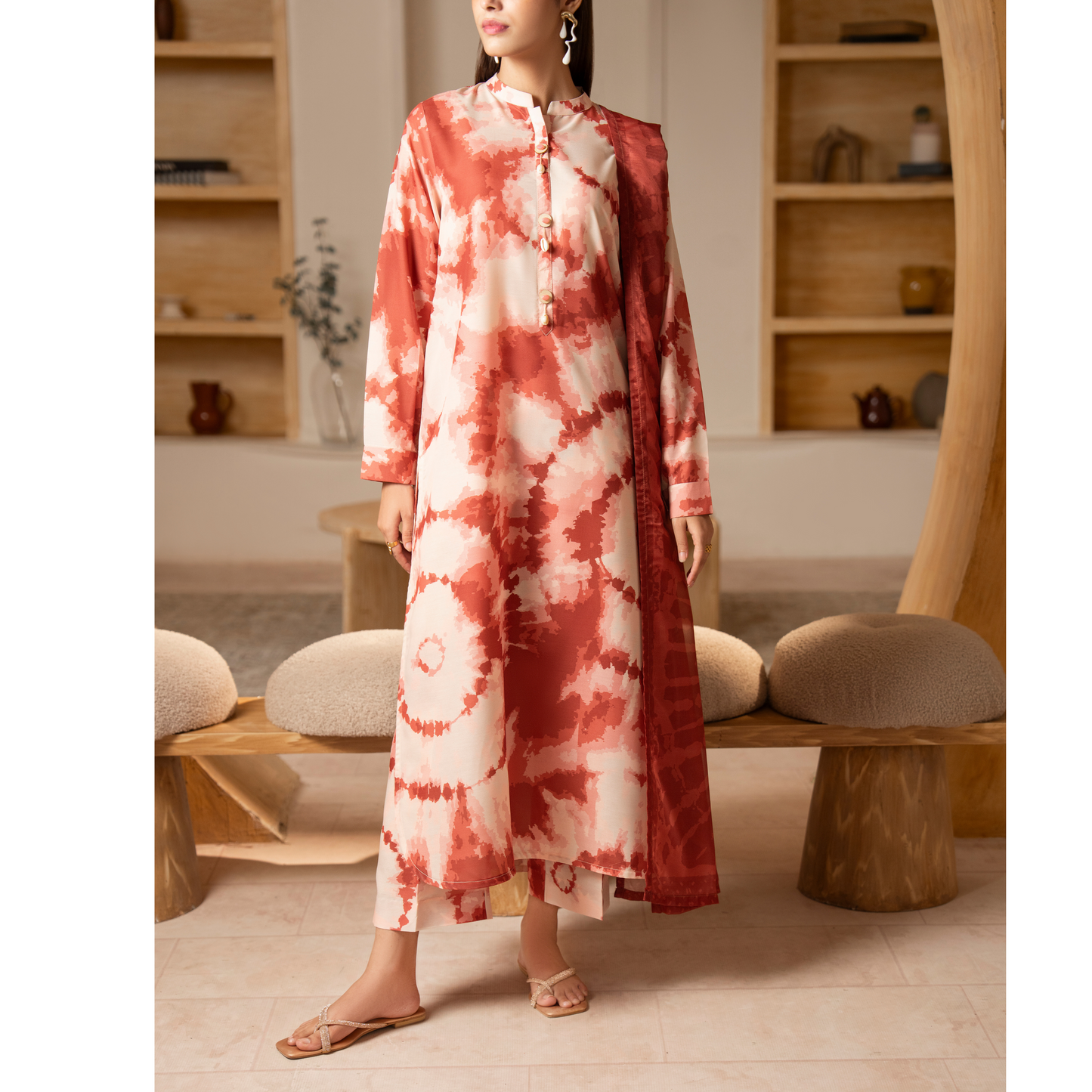 UCA-25 "Janaan" Viscose Silk 3 Pc Collection by Casuallite