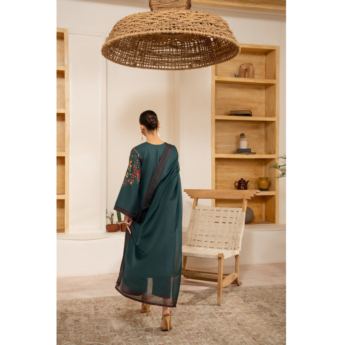 UCA-26 "Gul e Jana" Viscose Silk 3 Pc Collection by Casuallite