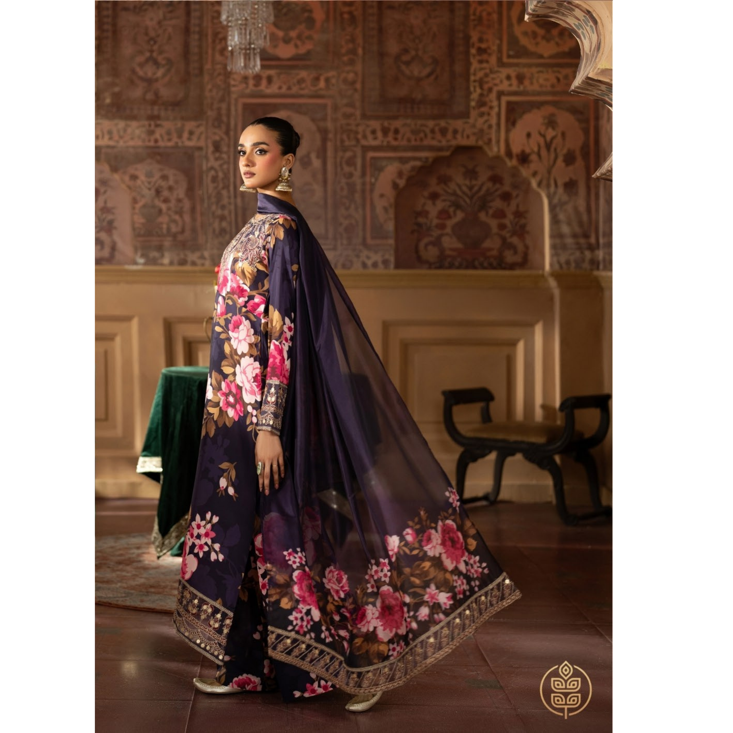 Luxury Embroidered Printed Cotton Silk Collection | Ready to Esra | Esra fashion