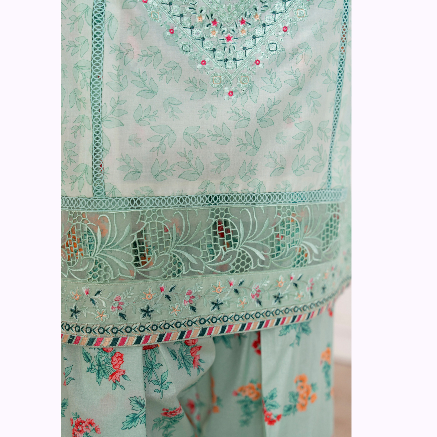 3 Pc Luxury Embroidered trendy Farshi Shalwar Collection | Eid Wear | karma collection