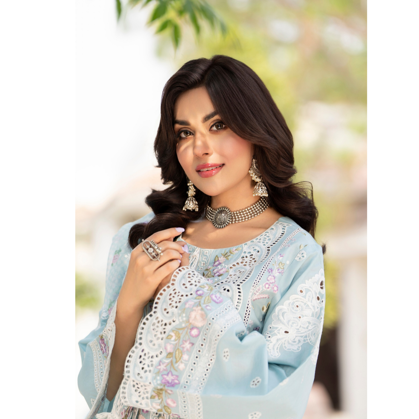 KC-1486 Chikenkari Luxury Cotton farshi Shalwar Collection | Ready to Wear | Karma Collection