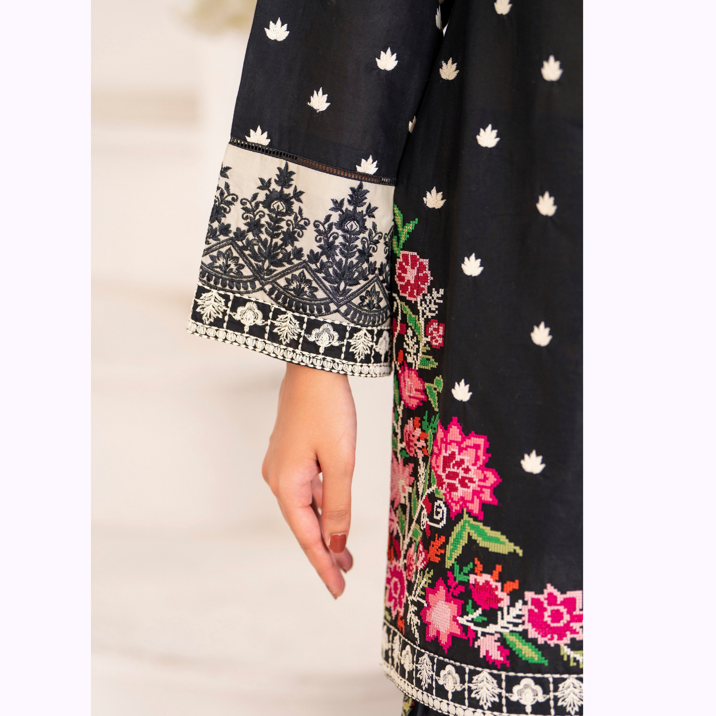 3 Pc Luxury Embroidered trendy Farshi Shalwar Collection | Eid Wear | karma collection